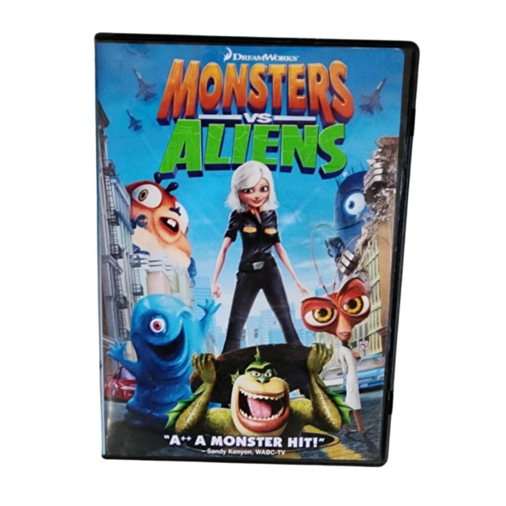 EUC Monsters VS Aliens DVD